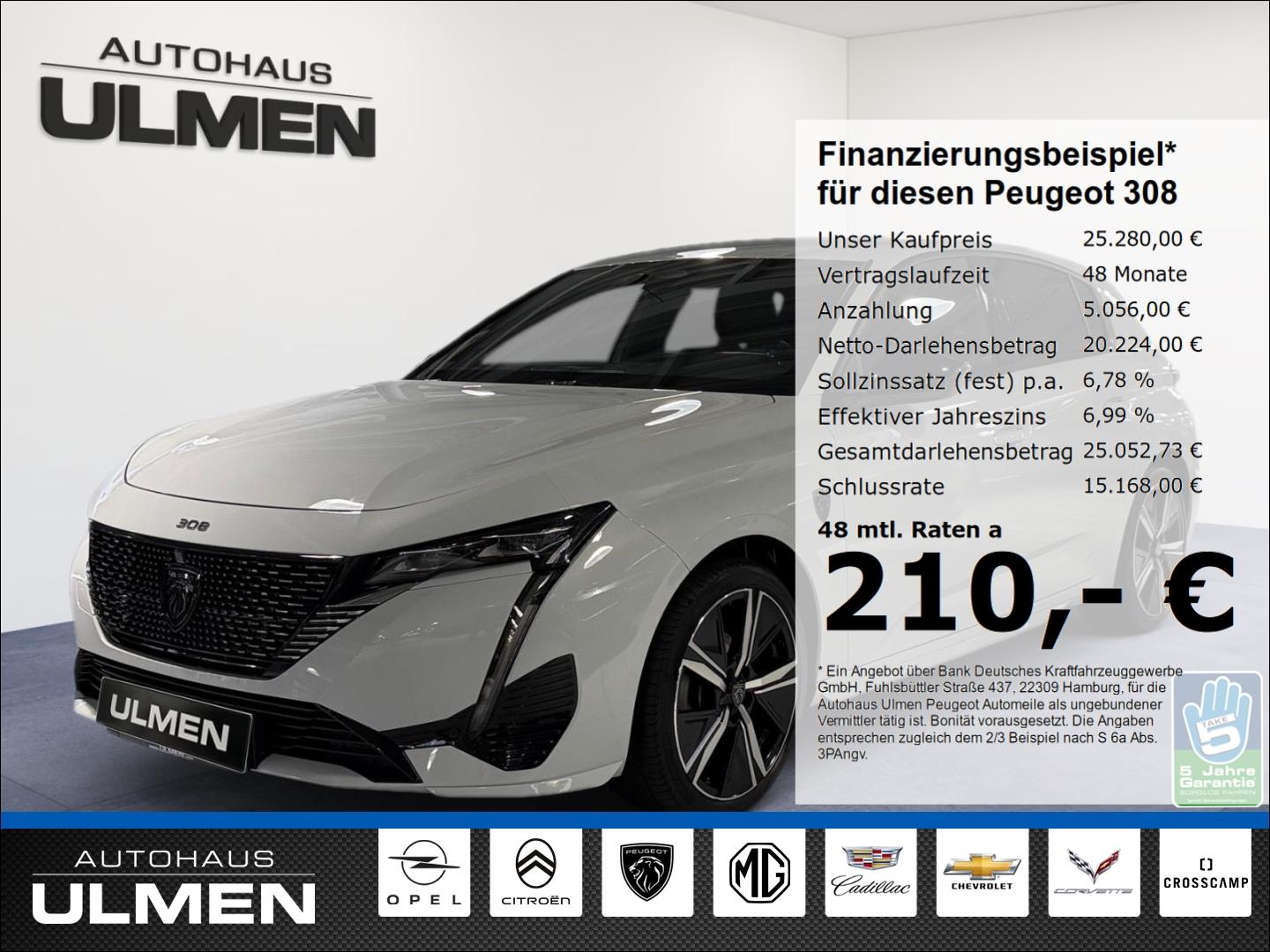 Peugeot 308 GT 130 Automatik CarPlay Rückfahrkamera