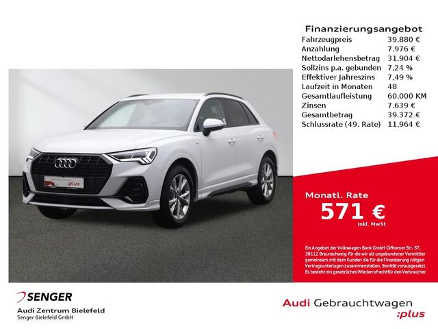 Audi Q3 S line 35 TFSI Sitzheizung MMI LED AHK