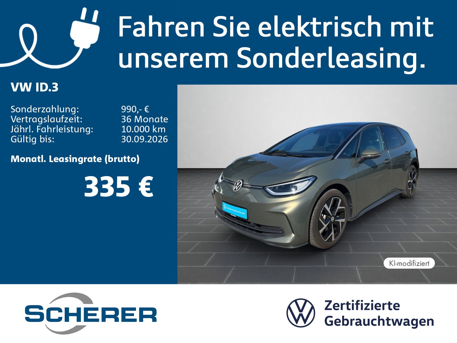Volkswagen ID.3 58kWh MOVE IQ.LIGHT ACC RFK SHZ KESSY