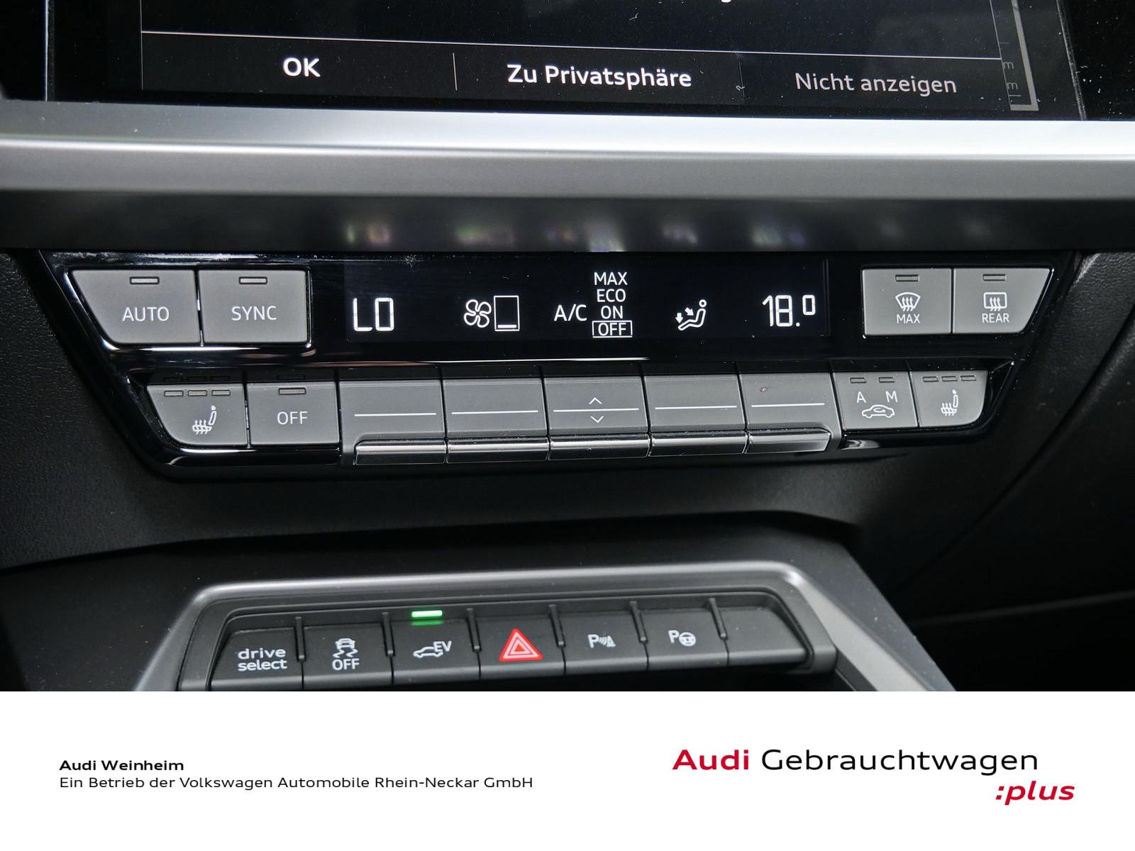 Audi A3 45 TFSI Black Paket S-Line Head Up LED S-tron, миниатюра 21