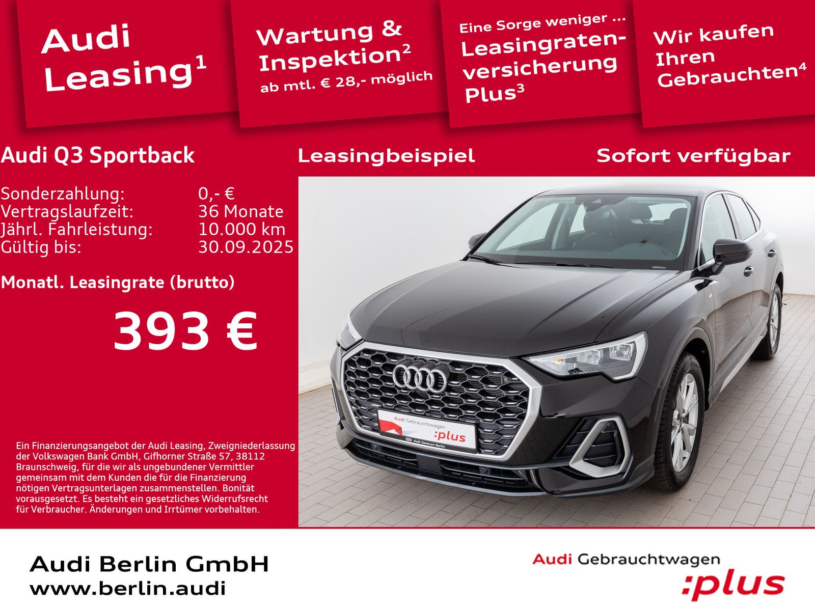 Audi Q3 Sportback S line 35 TFSI S tr. RFK NAVI LED
