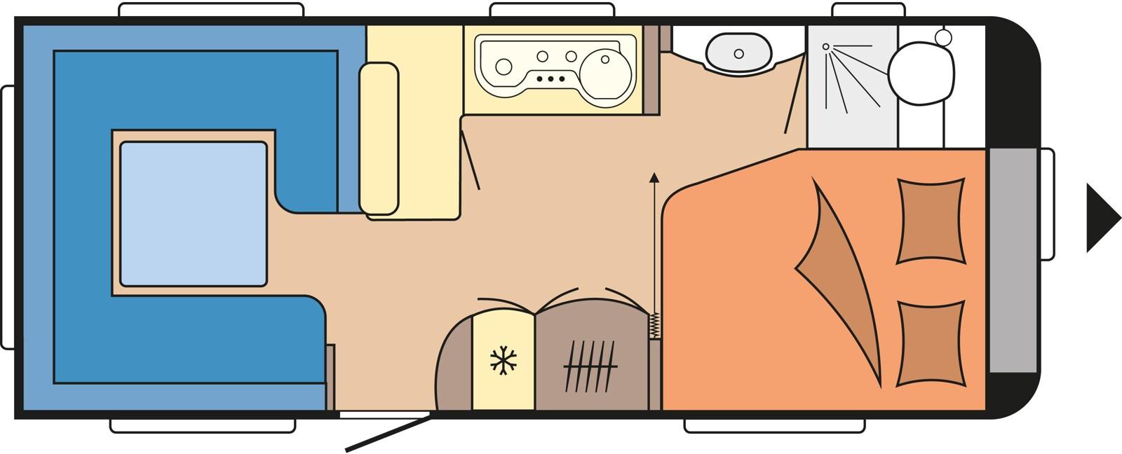 Hobby Excellent 560 CFe *Rangierantrieb Alko Mammut*