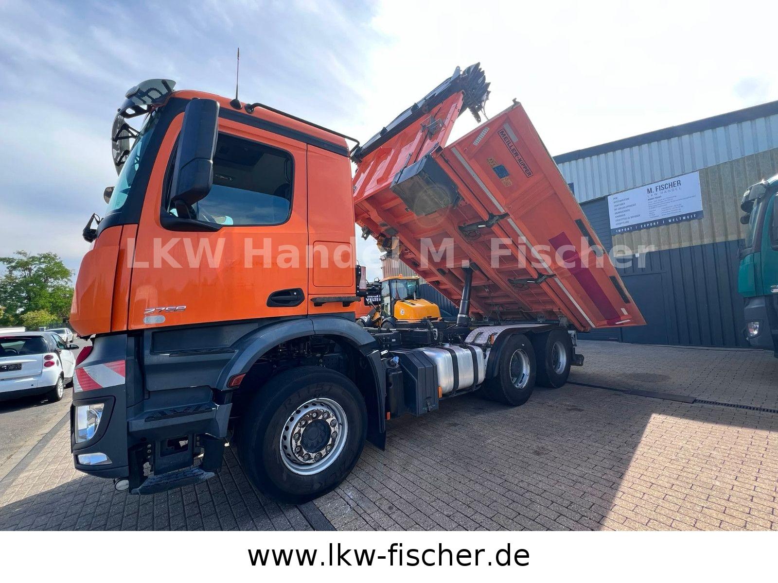 Mercedes-Benz Arocs 2758 Meiller Bordmatic 6x4 Retarder E6 TOP