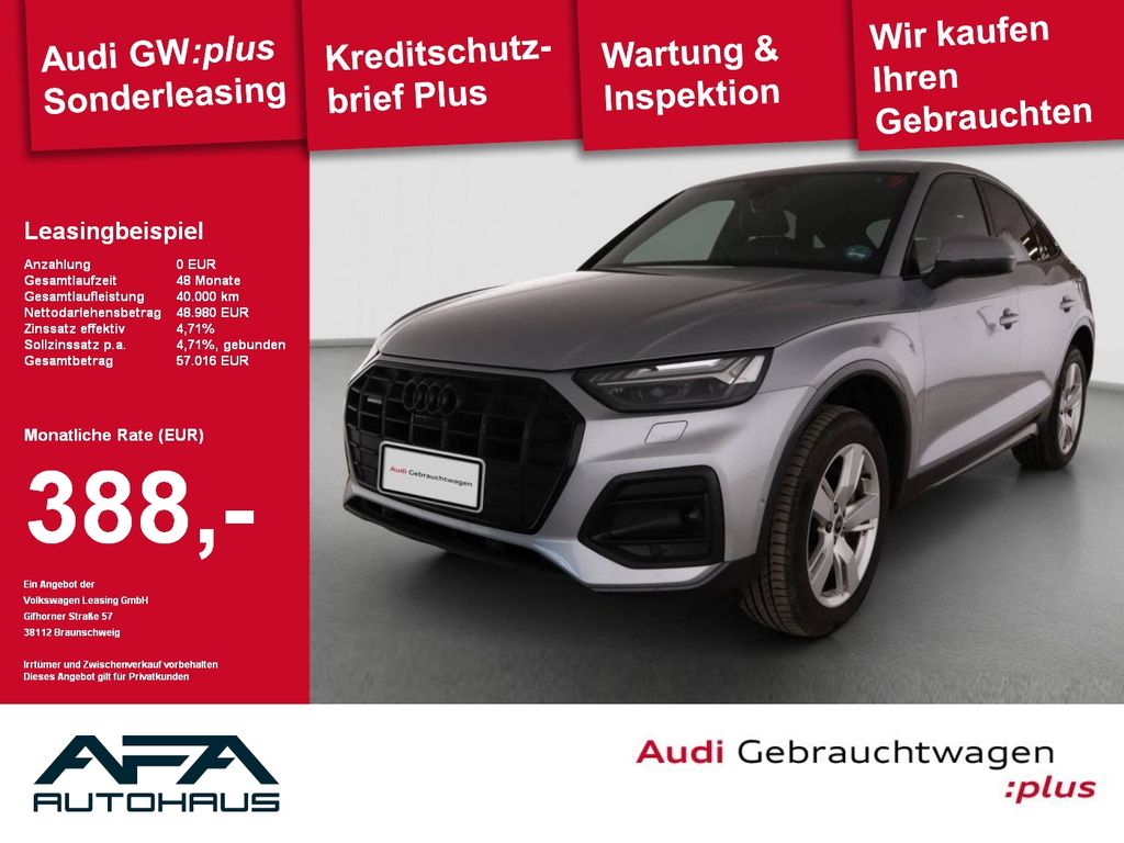 Audi Q5 Sportback 45 TFSI Advan. qu. AHK*Matrix*360°