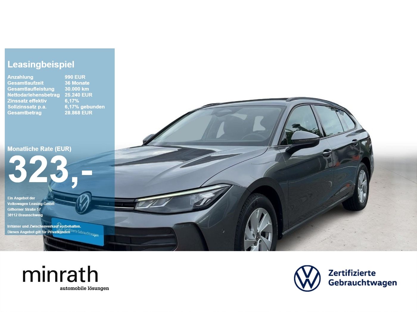 Volkswagen Passat Variant 1.5 eTSI DSG AHK+ACC+LED+NAVI+RFK
