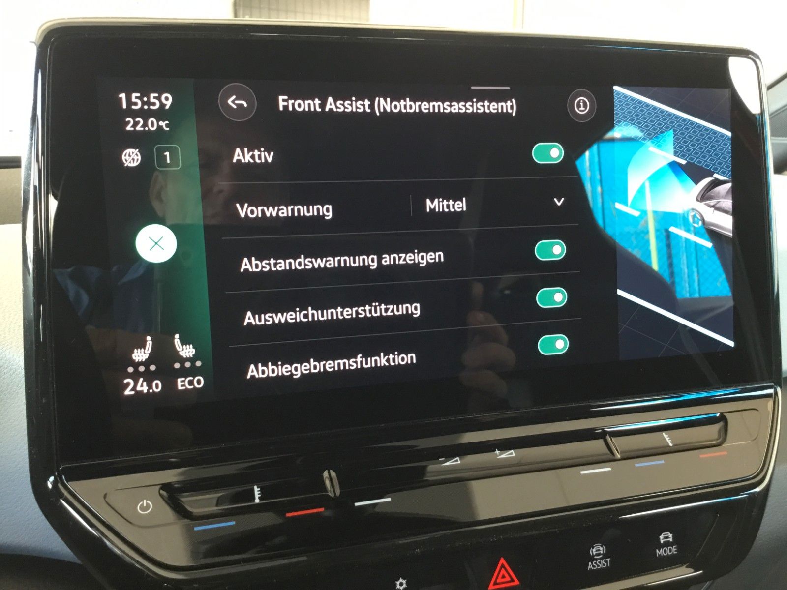 Fahrzeugabbildung Volkswagen ID.3 Pro Performance 58 kWh/Interieur Top Sport+