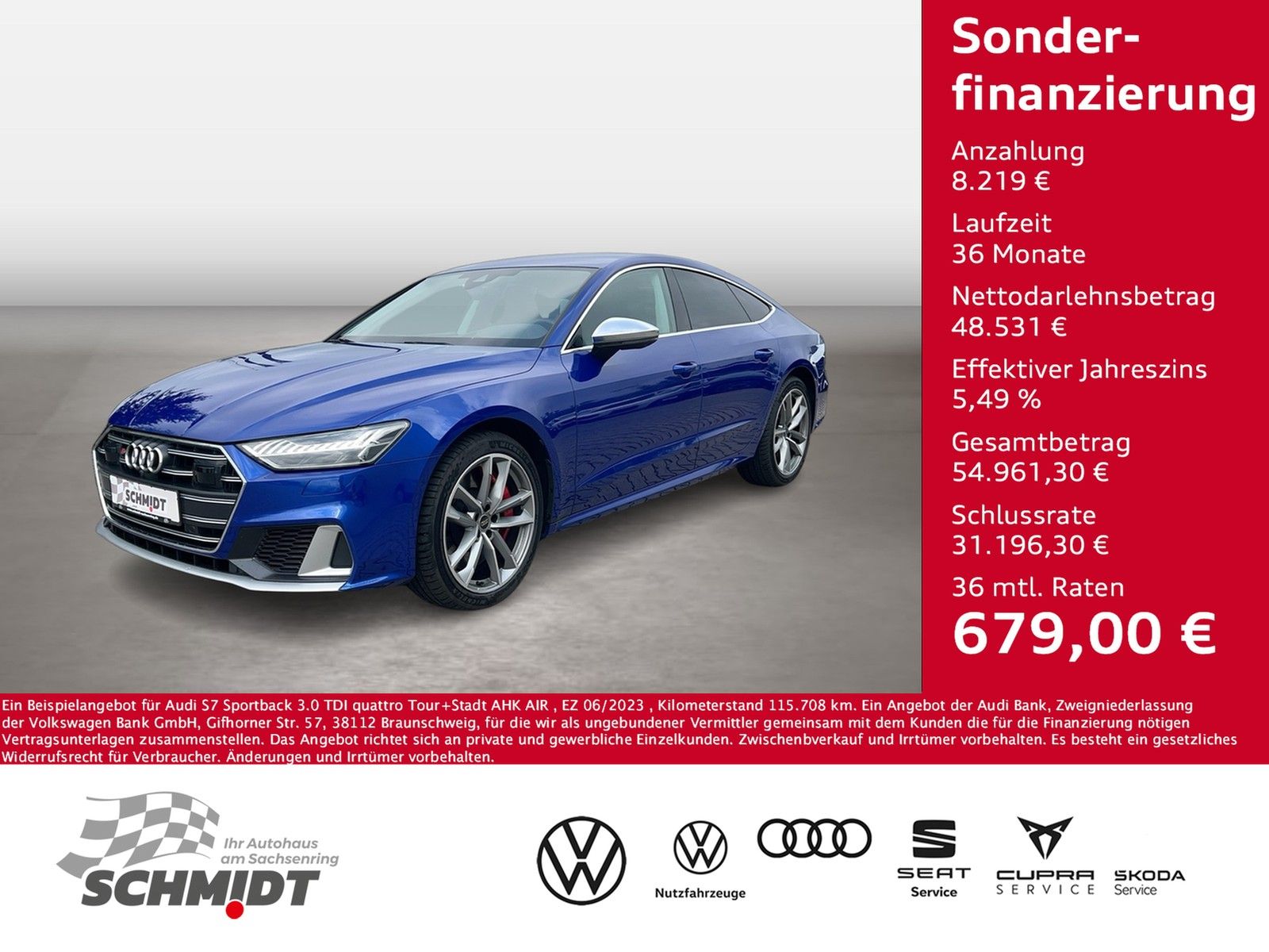 AUDI S7 Sportback 3.0 TDI quattro Tour+Stadt AHK AIR
