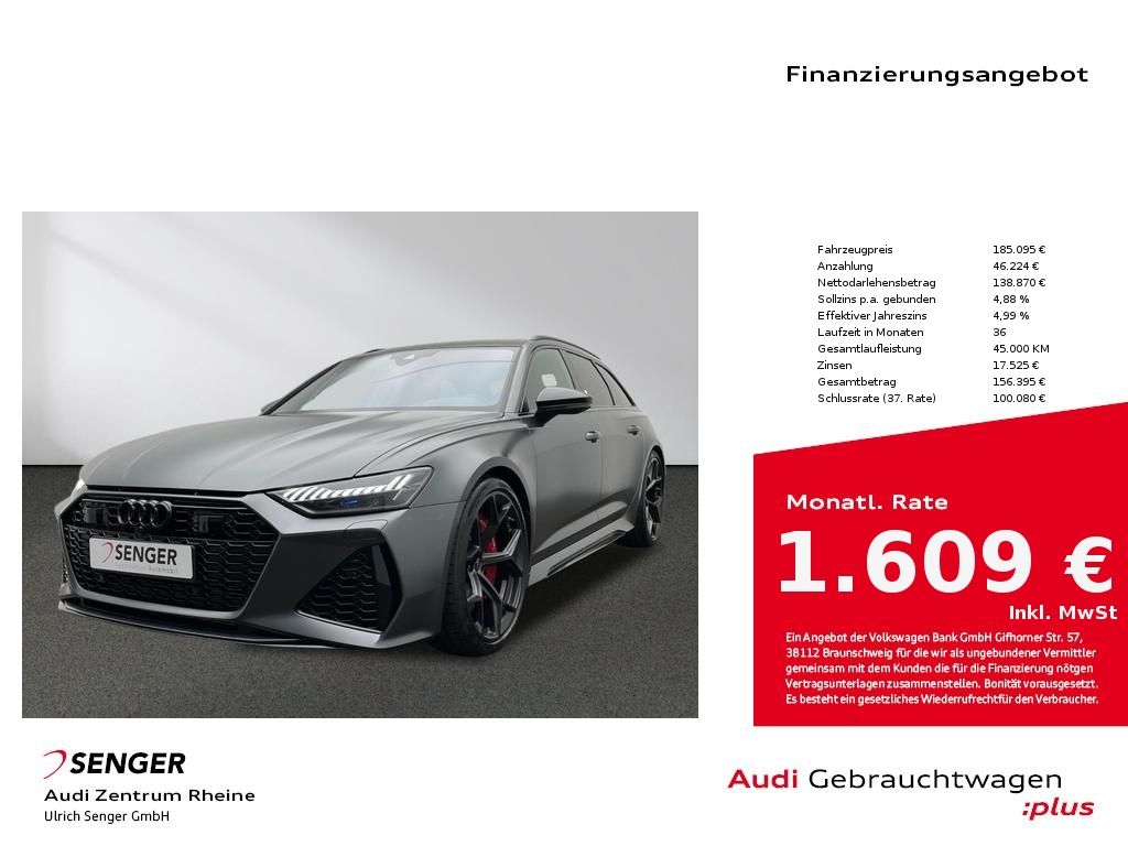 Audi RS6 Avant performance RS-Dynamikpaket plus Pano.