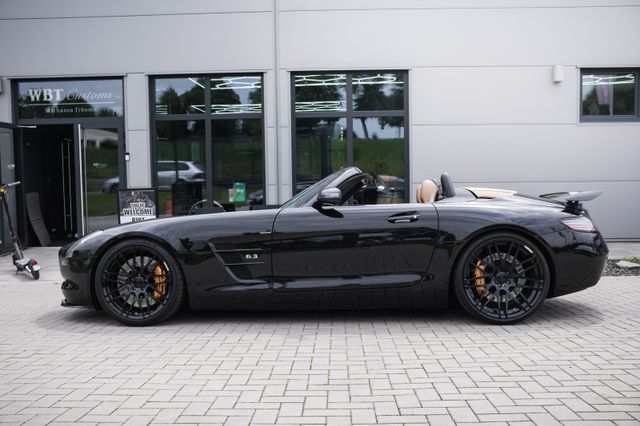 Mercedes-Benz SLS AMG Roadster-Rückfahrkamera-Performance-Pak.