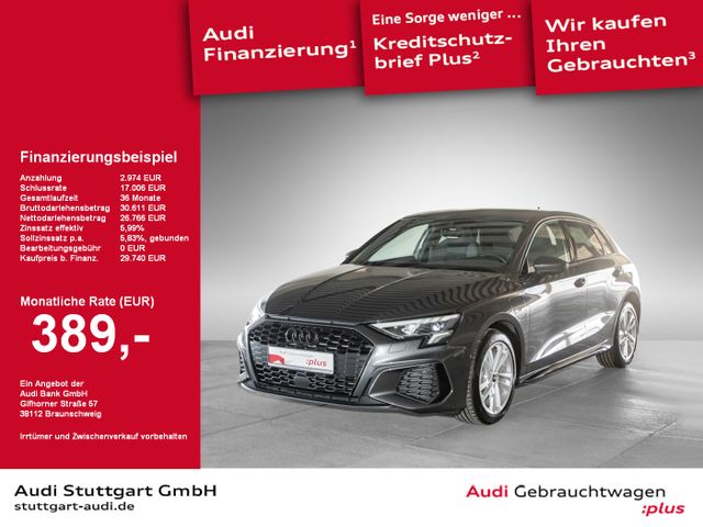 Audi A3 Sportback 40 TFSIe S Line+ Parkassistent