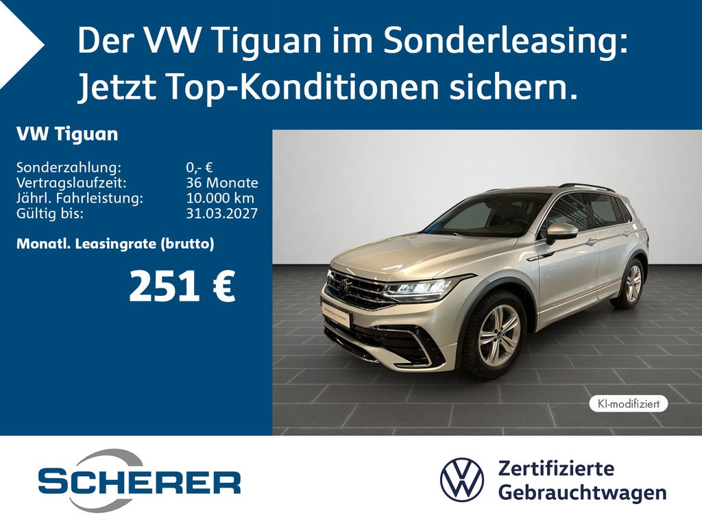 Tiguan 2.0 TDI DSG R-Line, Navi, Sitzh., Kamera,