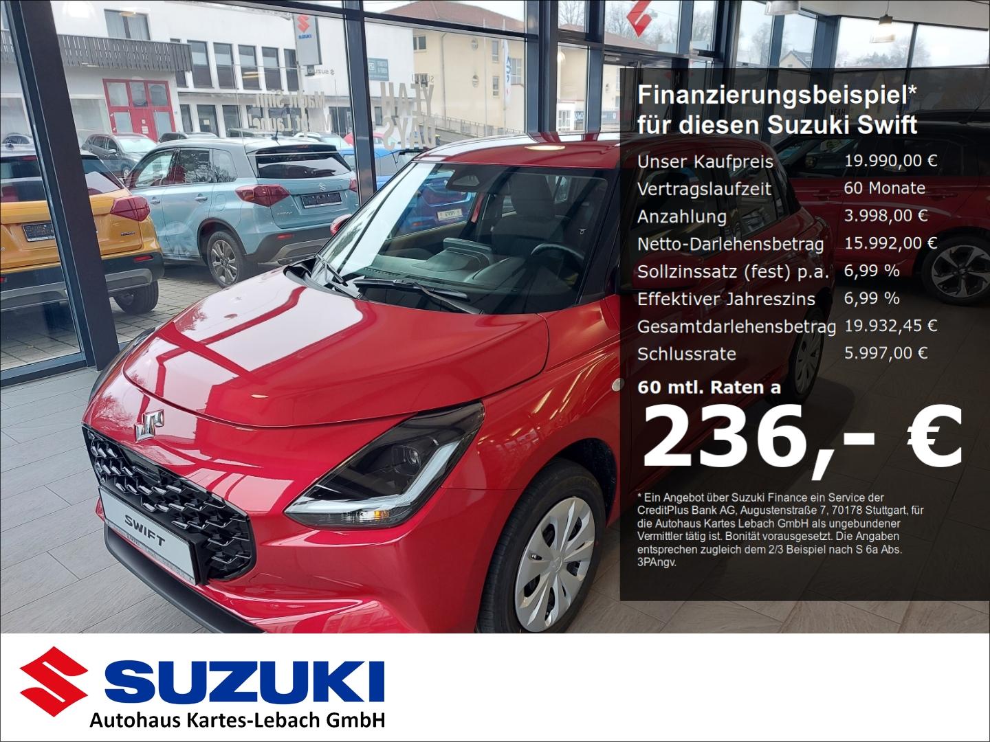 Suzuki Swift Club 1,2 Mild Hybrid LED Kam 4WD AC