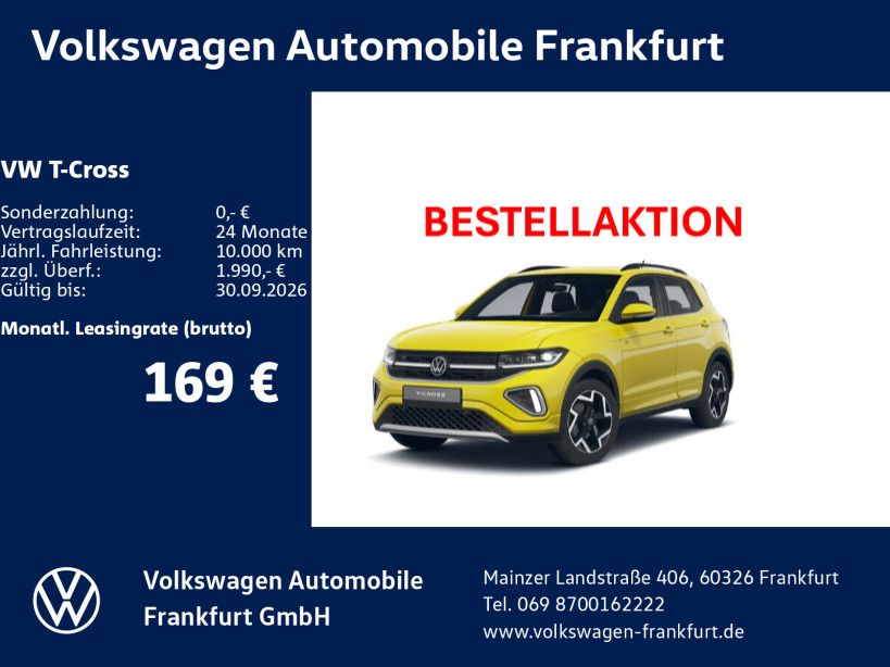 Volkswagen T-Cross R-Line 1.0 l (116 PS) 6-Gang | Top De