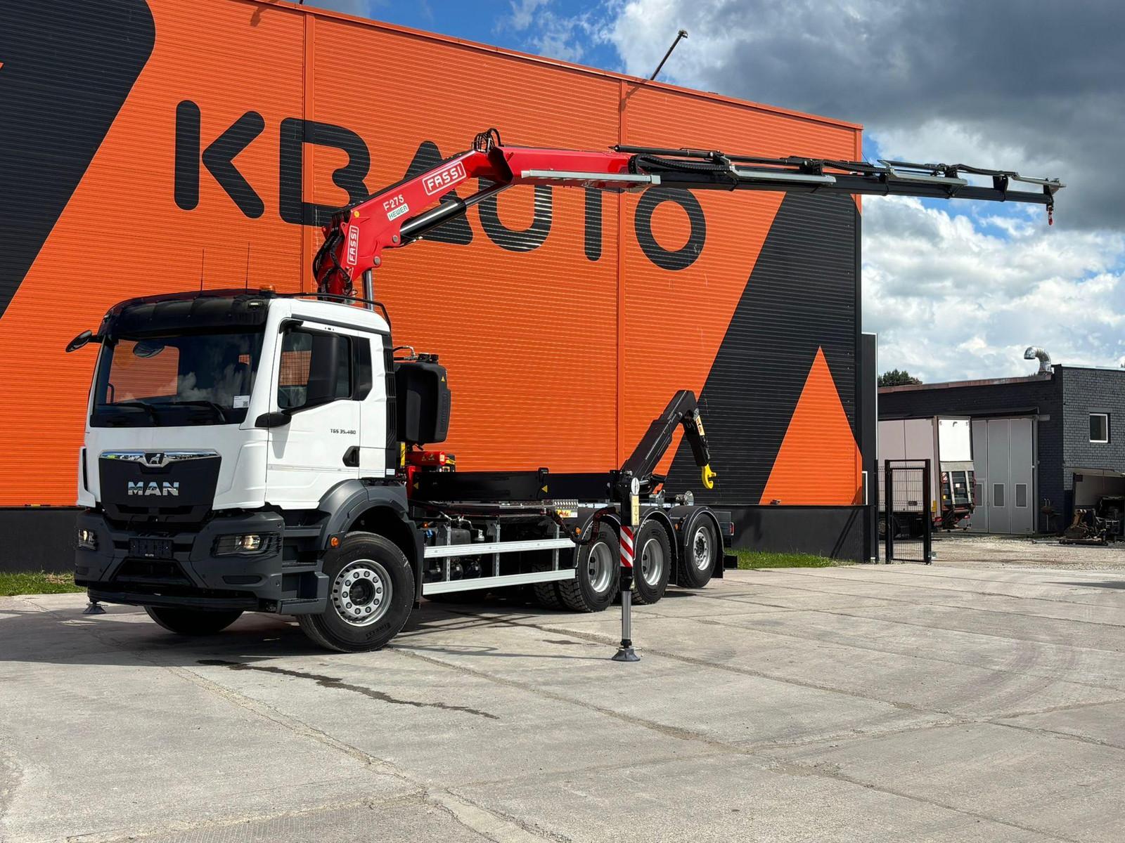MAN TGS 35.480 8x4*4 FASSI F275 / HYVALIFT 26 ton / 