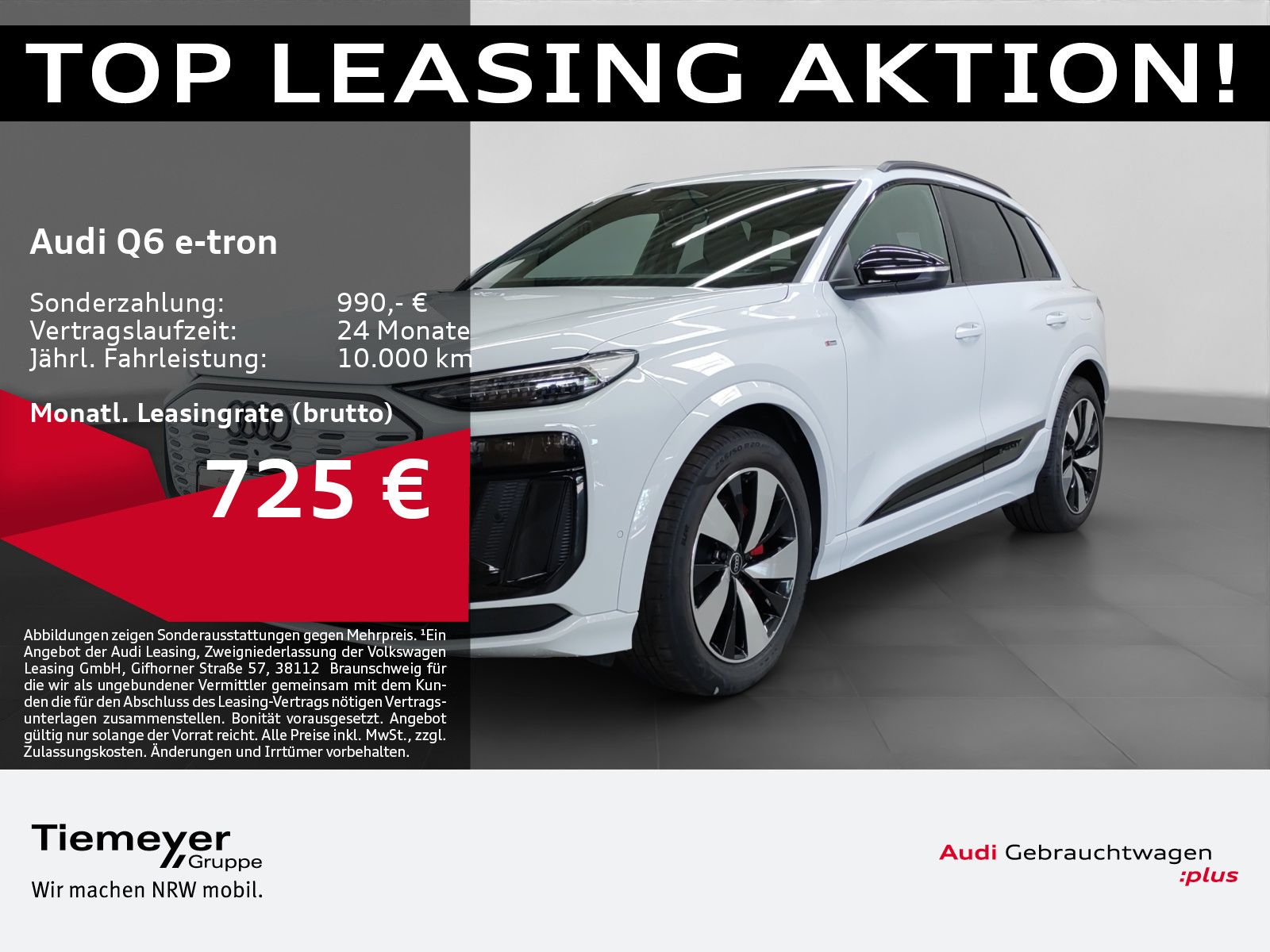 AUDI Q6 e-tron Q 2x S LINE SPORTSITZE+ PANO LM20 BuO