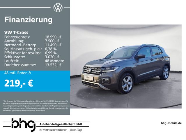 Volkswagen T-Cross 1.0 TSI STYLE *LED*LANE-ASSIST*NAVIGATIO