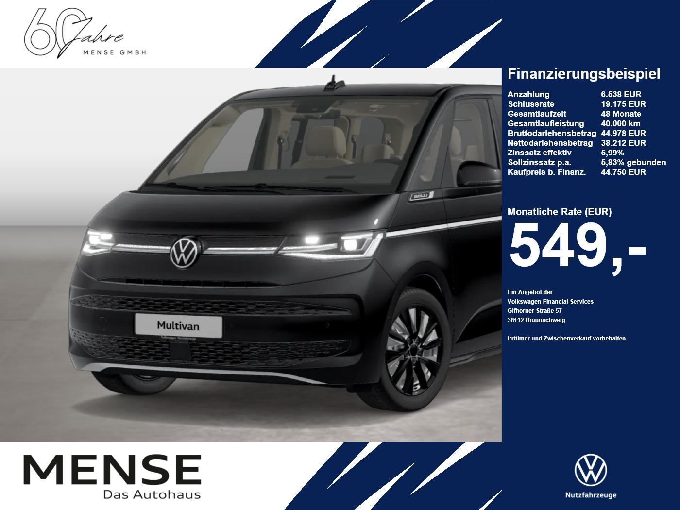 Volkswagen Multivan Style Multivan StyleKÜ110TDI Aut IQ.Lig