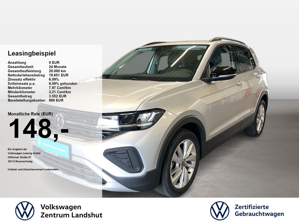Volkswagen T-Cross 1.0 TSI Life GOAL 2xKlima ACC KlimaA LED