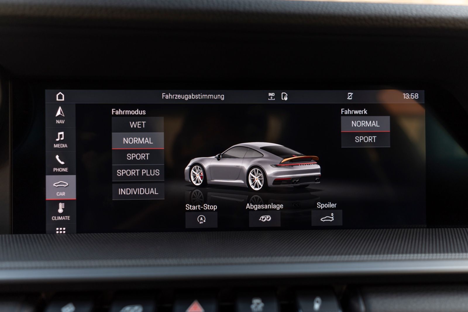 Fahrzeugabbildung Porsche 911 Carrera 992 BOSE SPORT-CHRONO PASM CARPLAY