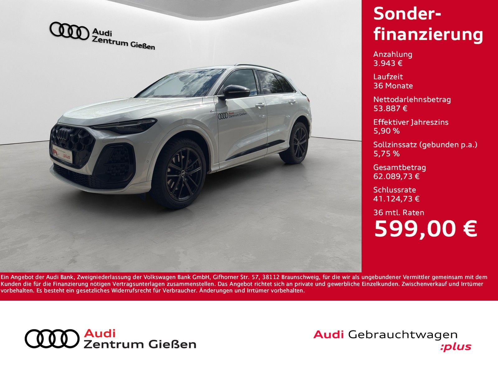 Audi Q5 TDI quattro S line Black AHK Tech plus 360°Ka imagem 2