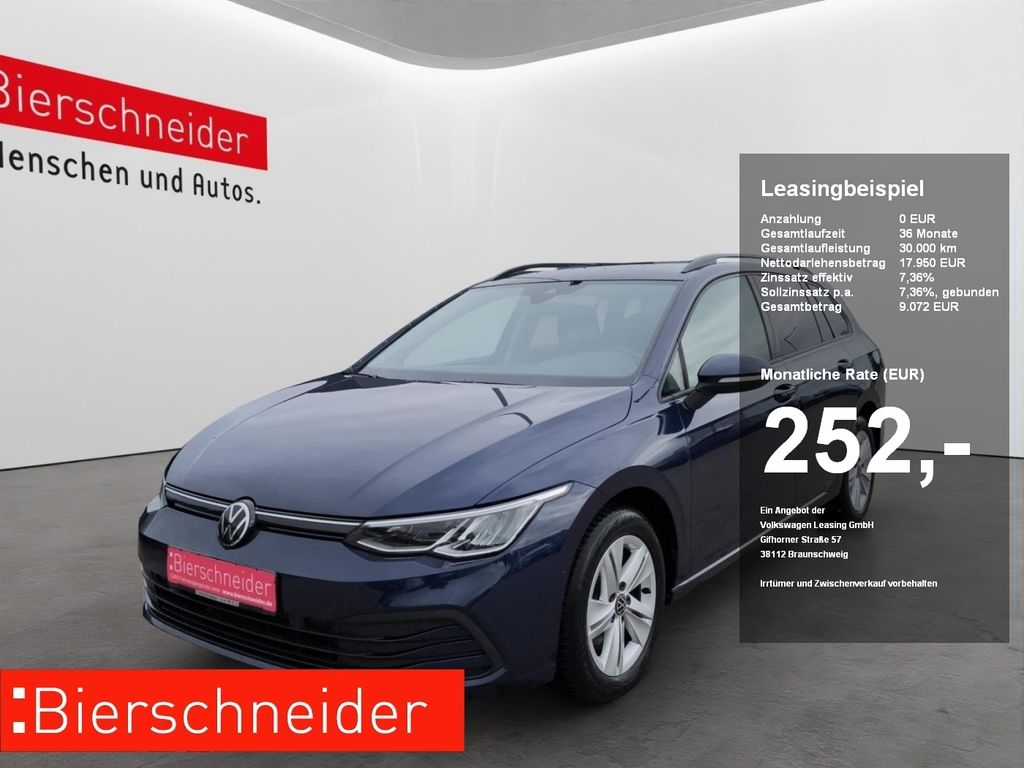 Volkswagen Golf VIII Var. 2.0 TDI DSG Life LED NAVI 5-J-GAR
