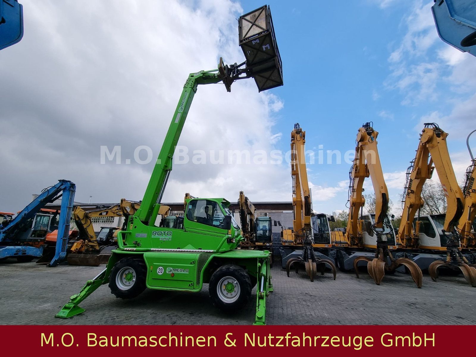 Fahrzeugabbildung Merlo Roto 38.16 S / SW / Gabel /Schaufel / Haken /