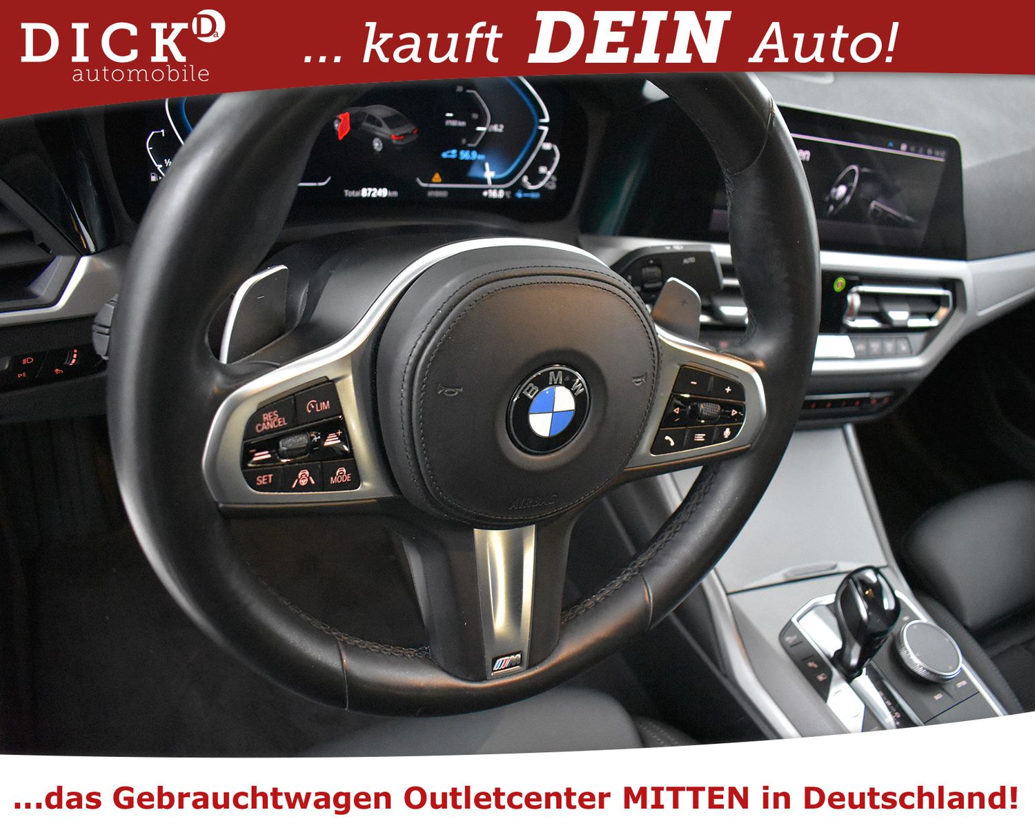 BMW 330e Sport Line LEDER+VIRTU+PROF+LED+SHZ++ACC+MF - Image 15