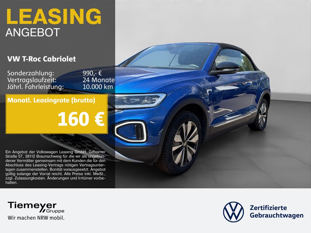 T-Roc Cabrio 1.0 TSI GOAL LED+ KAMERA LM17