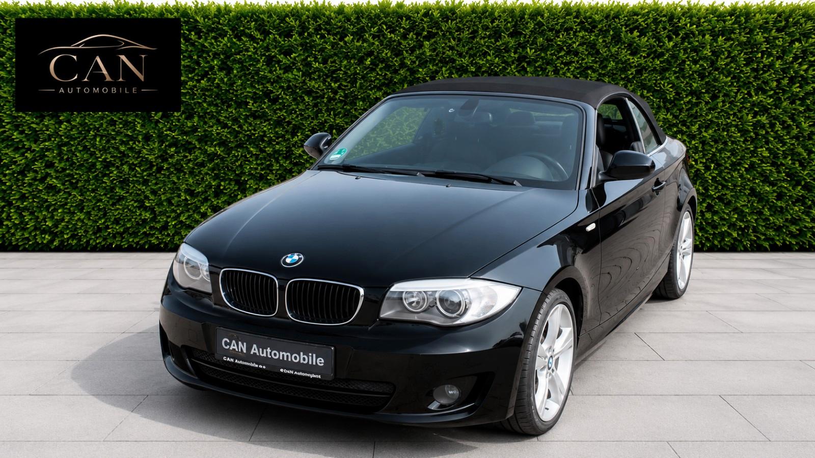 BMW 118 Baureihe 1 Cabrio 118d Leder Schw. Sp Sitze
