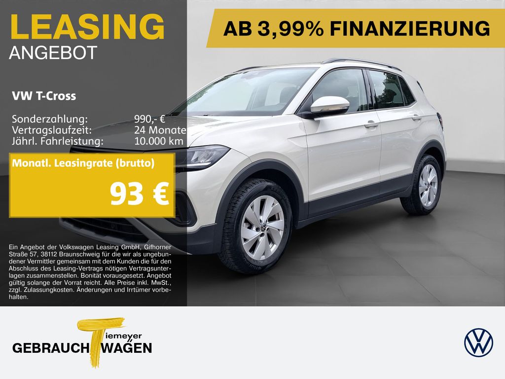 T-Cross 1.0 TSI LIFE ASSIST APP-CON LM16