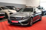 Mercedes-Benz C 400 AMG Coupe 4Matic  1.Hand*360Cam*Pano* - mit Benzin-Antrieb: Coupe, Grau, Schiebedach