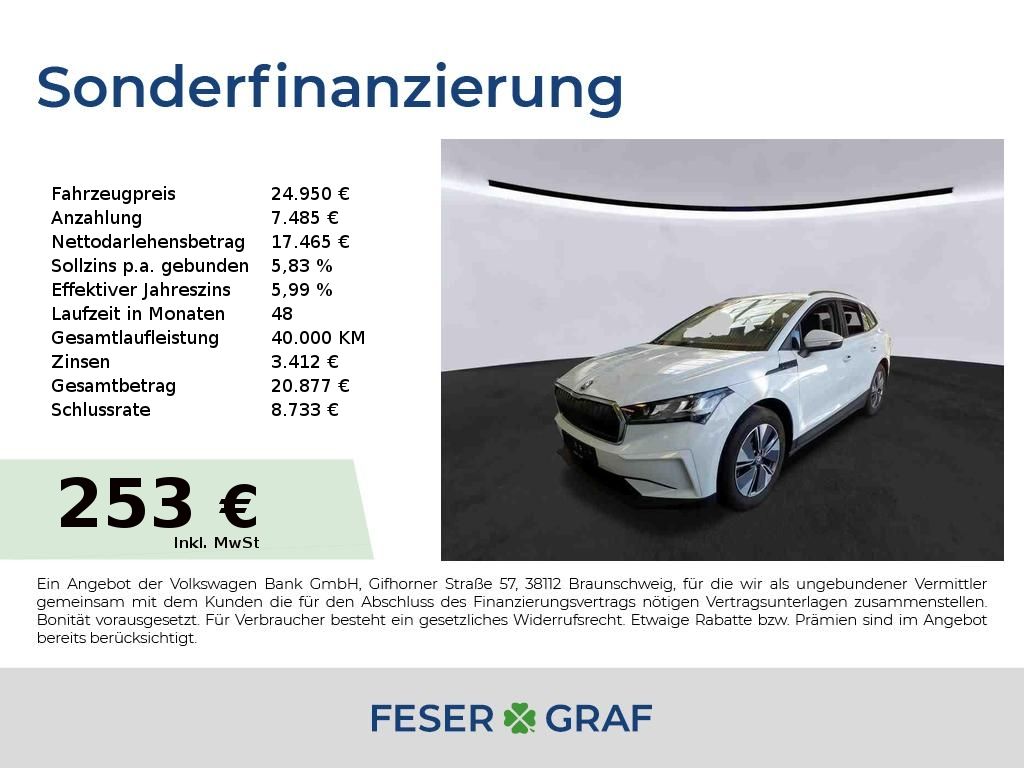 Skoda Enyaq 55 kWh LED/SHZ