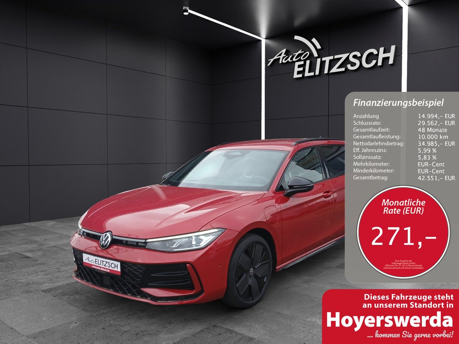 Fahrzeugabbildung Volkswagen Passat R-Line eHybrid DSG IQ.Light ACC AHK SH Ma