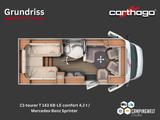Carthago C1-tourer T 143 KB-LE comfort 4.2 t / Mercedes - Automatik Mercedes