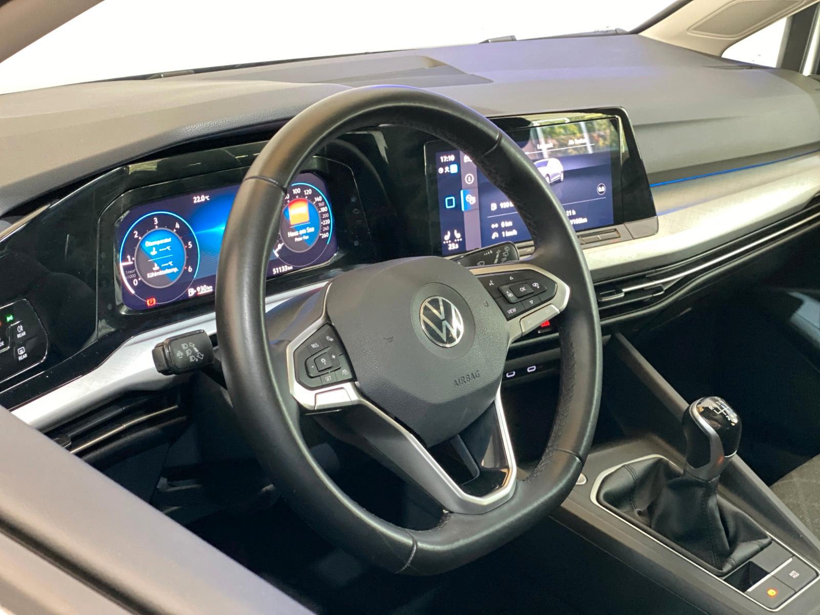 Volkswagen Golf VIII Life +LED +NAVI +SZH +AmbientBel, миниатюра 10