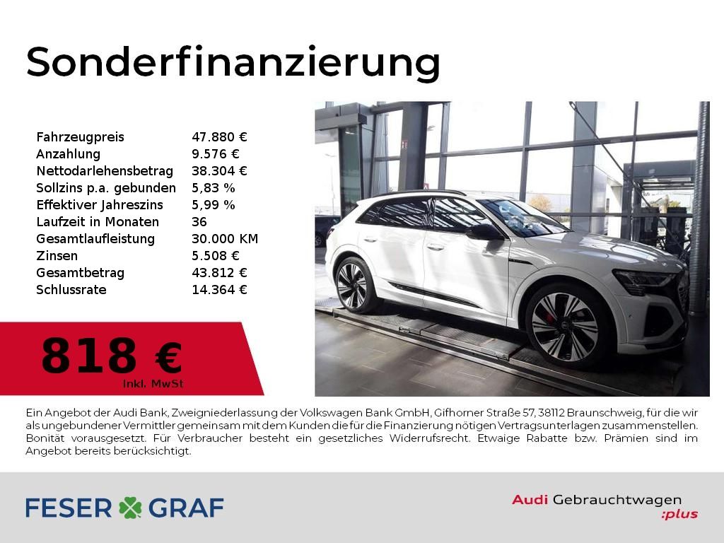 Audi Q8 e-tron 55 quattro S line AHK/Matrix/B&O/Navi/