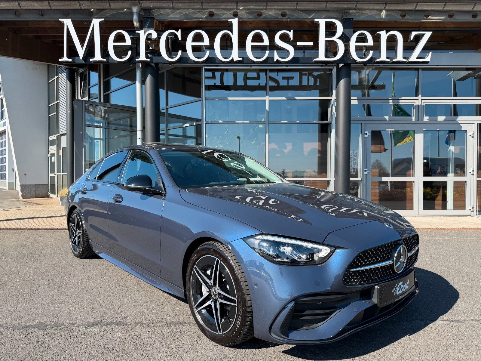 Fahrzeugabbildung Mercedes-Benz C 220d AMG+AHK+ESD+Night+TotW+RKamera