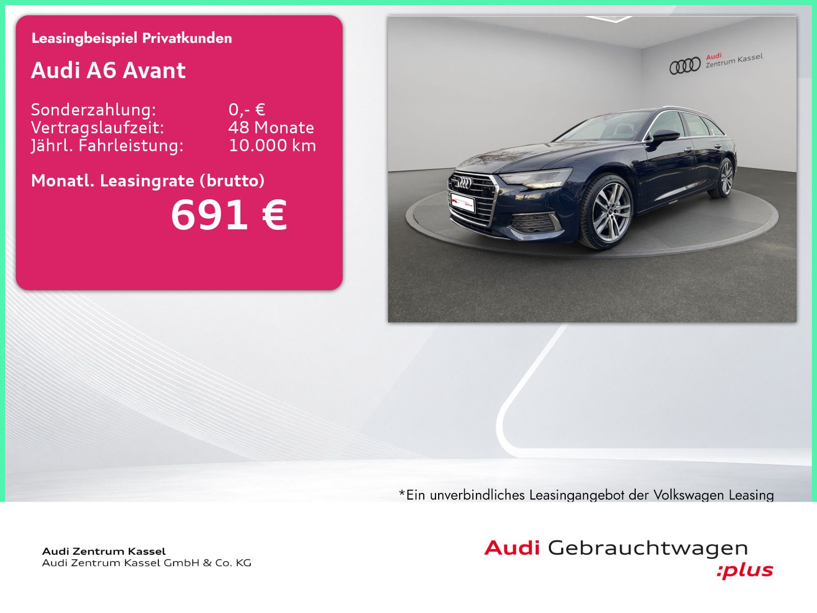 Audi A6 Avant 50 TDI qu. LED Pano HuD Kamera Leder
