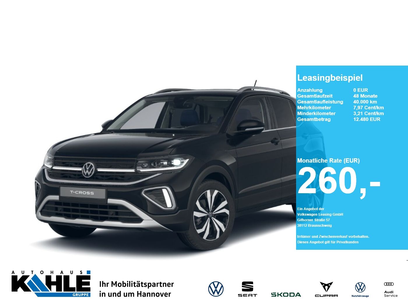 Volkswagen T-Cross 1.5 TSI ACT DSG Style Travel&Comfort AHK