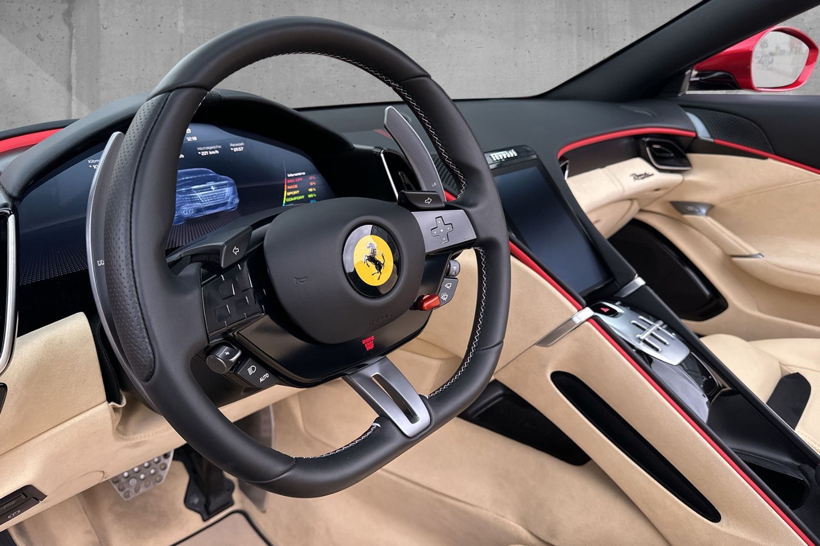 Fahrzeugabbildung Ferrari Roma Spider*dt. Auto*360° Kam*Belüftet*Neck Warm