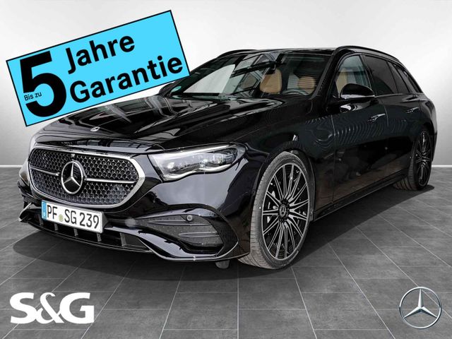 Mercedes-Benz E 450 4M T AMG Leder Braun+HUD+AHK+Pano+Standhz.