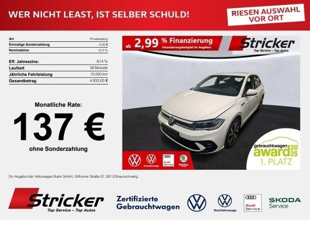 Volkswagen Polo R-Line 1.0TSI DSG 137,-ohne Anzahlung Kamer