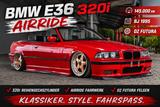BMW E36 Cabrio 320i Airride OZ Futura G Po... - BMW 320: Cabrio, E36 320i