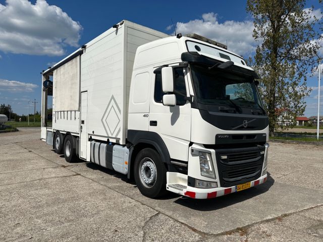 Volvo FM 410  6X2  low km 225.  CRANE HMF 262