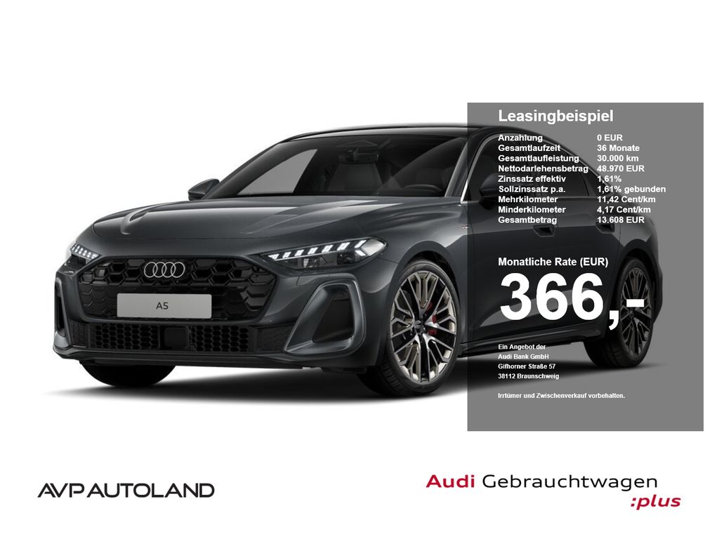 A5 Limousine 150 kW TFSI S tronic S Line | PANO