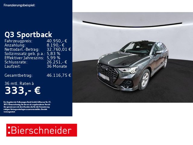 Audi Q3 Sportback 45 TFSI qu S line AHK ACC NAVI CAM