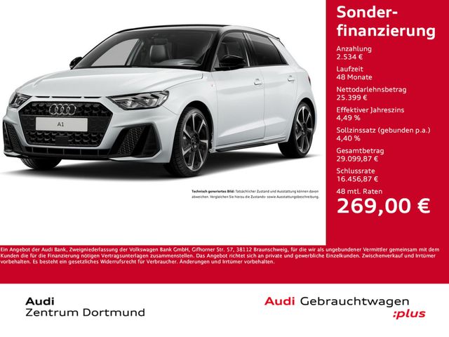 Audi A1 Sportback 30 S LINE BLACKPAK LM18 LED SITZHZ.