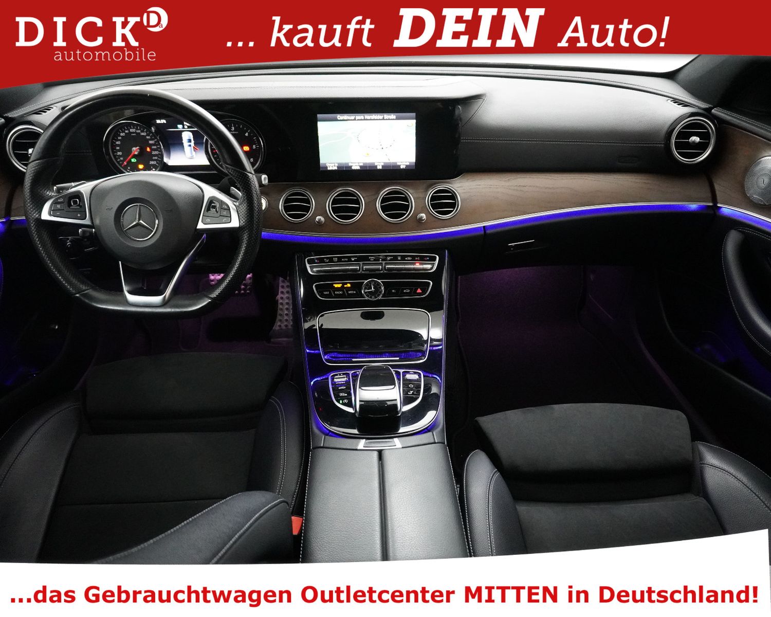 Fahrzeugabbildung Mercedes-Benz E220d 9G 2X AMG Line NIGHT+LUFT+BURMES+KAM+STDHZ