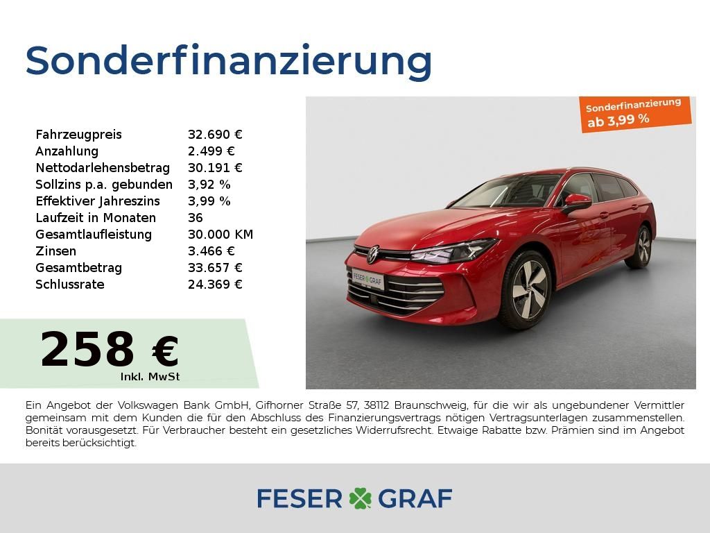 Passat Business 1.5 eTSI AHK 360° ACC SHZ Navi