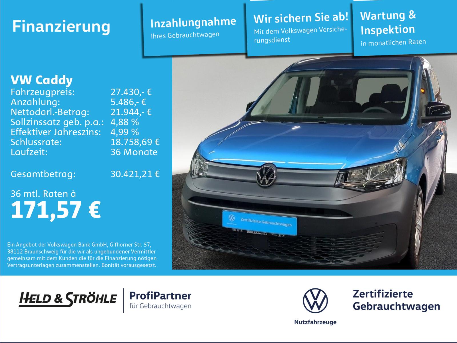 Volkswagen Caddy 1.5 TSI CLIMATRONIC SHZ RFK VIRTUAL 5J.GAR
